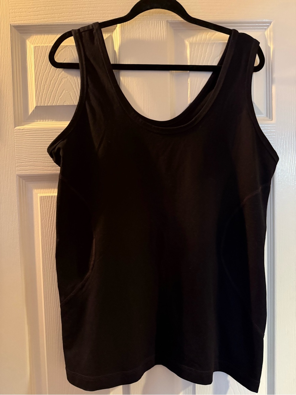 Zella Black Scoop Neck Tank